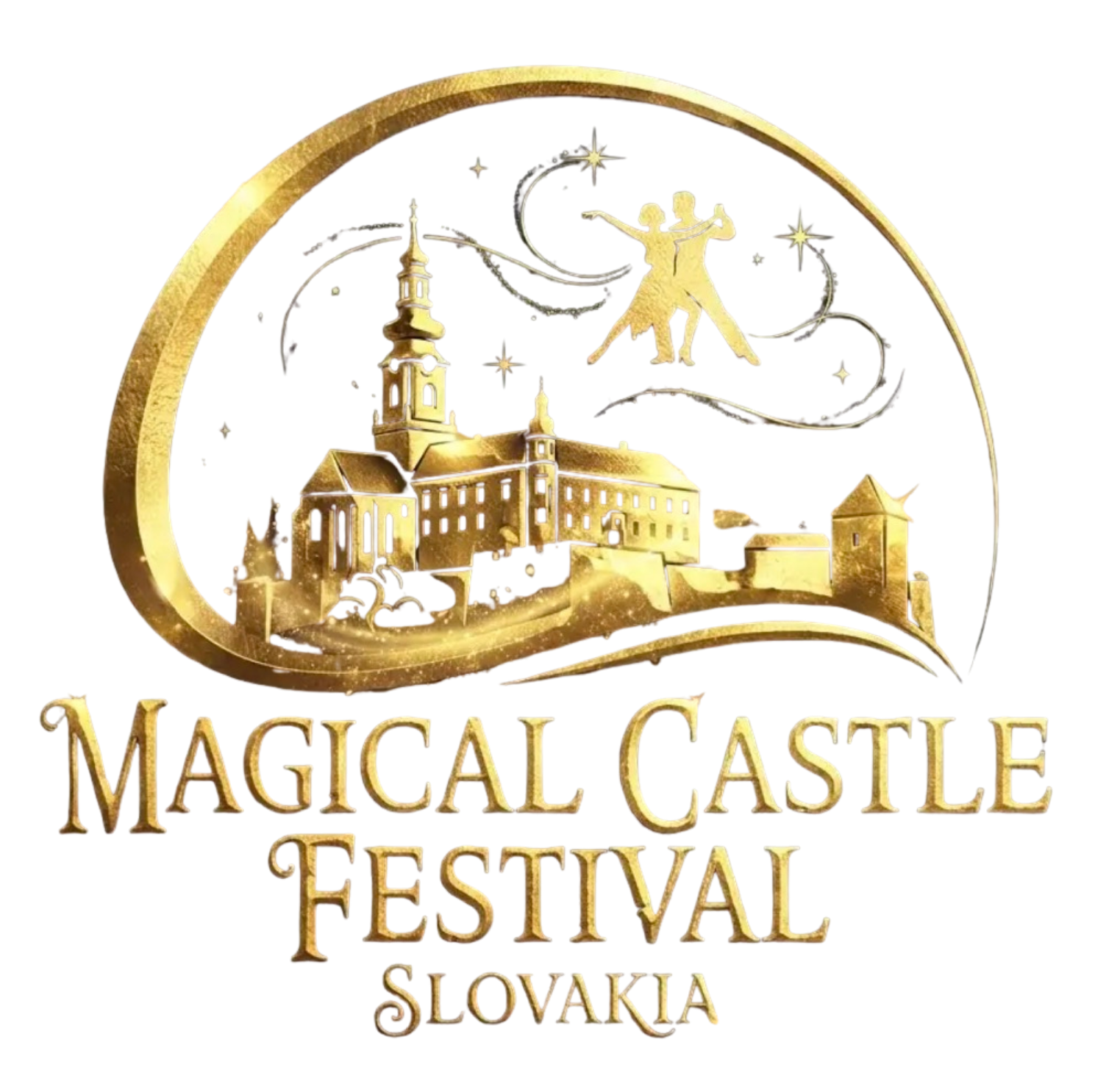 Magical castle festival logo